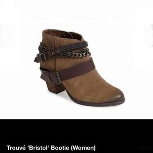 Trouvé Bristol bootie in Moss sz 9